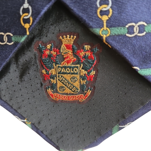 PAOLO GUCCI SILK TIE - Picture 5 of 7